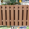 High strength wood plastic composite garden fence panel